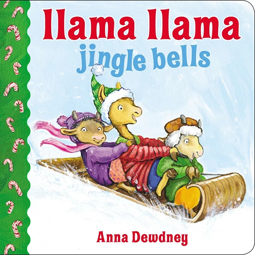 LLAMA LLAMA JUNGLE BELLS Book by Anna Dewdney NWT